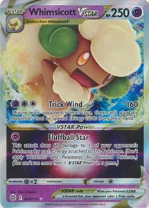 Pokémon Whimsicott VSTAR - 065/172 - Ultra Rare //  kaart (Brilliant Stars)