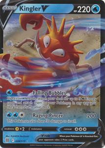 Pokémon Kingler V - 028/172 - Ultra Rare //  kaart (Brilliant Stars)