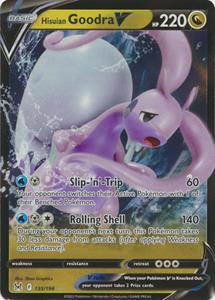 Pokémon Hisuian Goodra V - 135/196 - Ultra Rare /  kaart (Lost Origin)