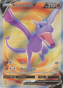 Pokémon Aerodactyl V - 179/196 - Ultra Rare /  kaart (Lost Origin)