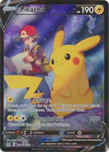 Pokémon Pikachu V - TG16/TG30 - Ultra Rare /  kaart (Lost Origin)