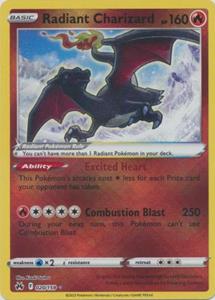 Pokémon Radiant Charizard - 020/159 - Radiant Rare/  kaart (Crown Zenith)
