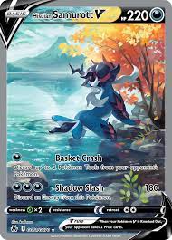 Pokémon Hisuian Samurott V - GG51/GG70 -Ultra Rare /  kaart (Crown Zenith)