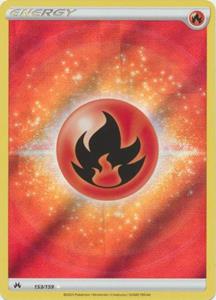 Pokémon Fire Energy - 153/159 - Full Art Ultra Rare (Crown Zenith)