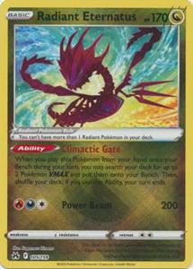 Pokémon Radiant Eternatus - 105/159 - Radiant Rare/  kaart (Crown Zenith)