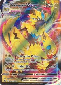 Pokémon Zeraora VMAX - 054/159 -Ultra Rare (Crown Zenith)