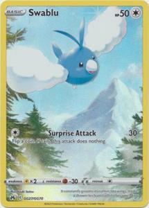 Pokémon Swablu - GG27/GG70  - Holo Rare /  kaart (Crown Zenith)