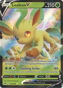 Pokémon Leafeon V - 013/159 - Ultra Rare /  kaart (Crown Zenith)