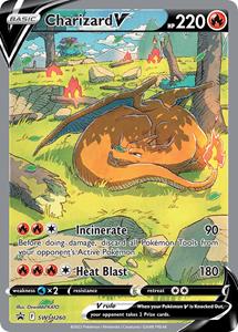 Pokémon Charizard V  kaart SWSH260