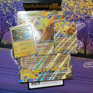 Pokémon Set van 3 kaarten: Zapdos EX, Electabuzz holo rare & Zapdos EX!