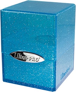 Ultra Pro Deckbox Satin Cube Glitter Blauw