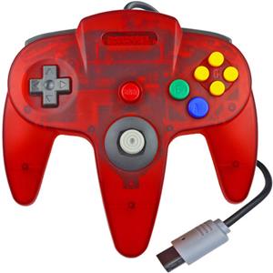 Teknogame Nintendo 64 Controller Watermelon Red ()