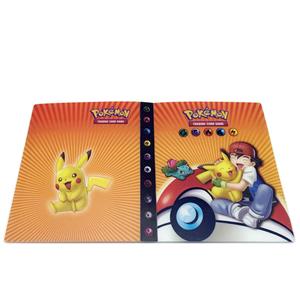Pokémon Pikachu & Ash Oranje verzamelmap