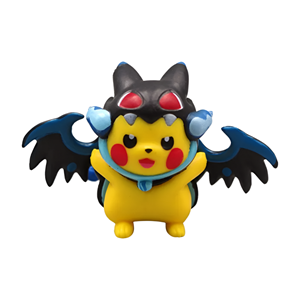 Pokémon Pikachu's Cosplay Actiefiguren - Mega Charizard 6-8cm