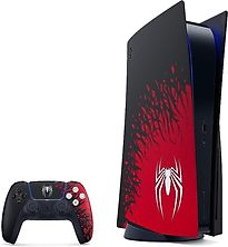 Sony PlayStation 5 825 GB [Marvel’s Spider Man 2 Limited Edition inkl. Wireless Controller, ohne Gutschein] schwarz - refurbished