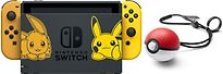 Nintendo Switch 32 GB [Pokémon Let's Go Pikachu/Evoli edition incl. controller goud en Pokéball Plus, zonder spel] zwart - refurbished