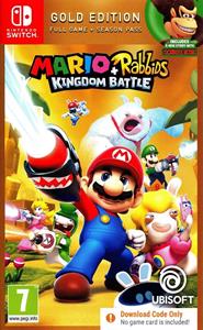 ubisoft Mario + Rabbids Kingdom (Gold Edition) (Code in a Box) - Nintendo Switch - Abenteuer - PEGI 7