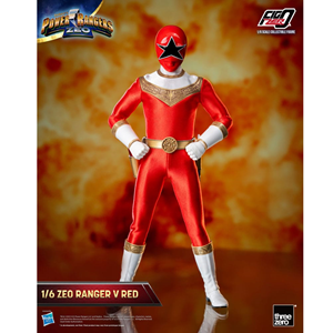 Threezero Power Rangers Zeo FigZero 1/6 Ranger V Red
