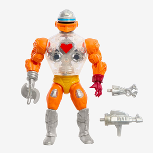 Mattel Spielfigur Masters of the Universe Origins Actionfigur Mini Comic Roboto