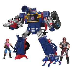 Hasbro Transformers x G.I. Joe Decepticon Soundwave Dreadnok Thunder Machine with Zarana & Zartan