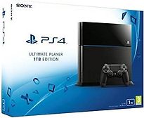 Sony PlayStation 4 1 TB [Ultimate Player Edition incl. draadloze controller] glanzend zwart - refurbished