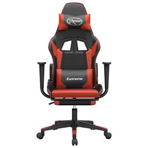 Bonnevie - Gaming-Stuhl mit Fußstütze Schwarz und Rot Kunstleder vidaXL503073