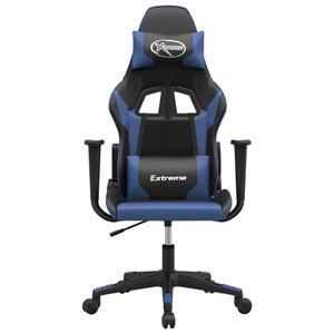 Bonnevie - Gaming-Stuhl Schwarz und Blau Kunstleder vidaXL80267