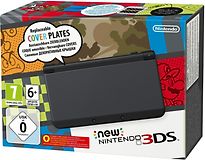 Nintendo New  3DS [incl. 4GB geheugenkaart, verwisselbare covers] zwart - refurbished