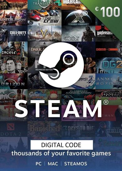 Valve What is Steam Wallet Gift Card 100 EUR?