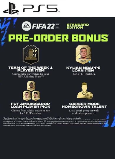 Electronic Arts Inc. FIFA 22 (Standard Edition) Pre-order Bonus (DLC)