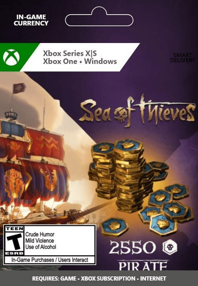 Microsoft Studios Sea of Thieves Castaway’s Ancient Coin Pack – 2550 Coins