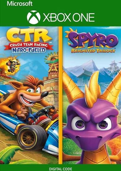 Activision Crash Team Racing Nitro-Fueled + Spyro Game Bundle