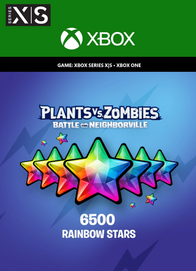 Electronic Arts Inc. Plants vs. Zombies: Battle for Neighborville– 6500 Rainbow Stars