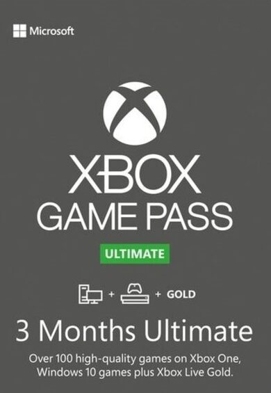 Microsoft Studios Xbox Game Pass Ultimate– 3 Month Subscription (Xbox One/ Windows 10)