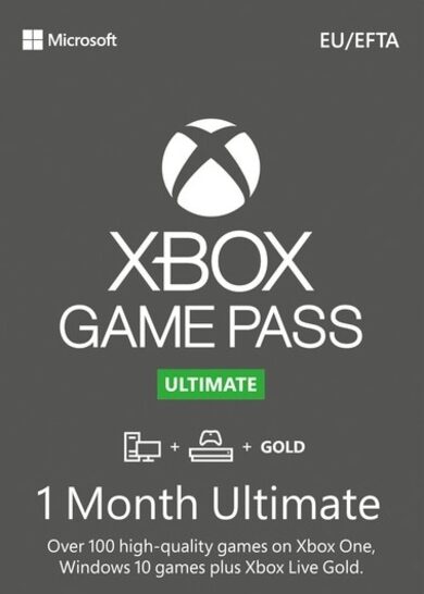 Microsoft Studios Xbox Game Pass Ultimate– 1 Month Subscription (Xbox One/ Windows 10)