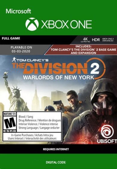 Ubisoft The Division 2: Warlords of New York (Xbox One)