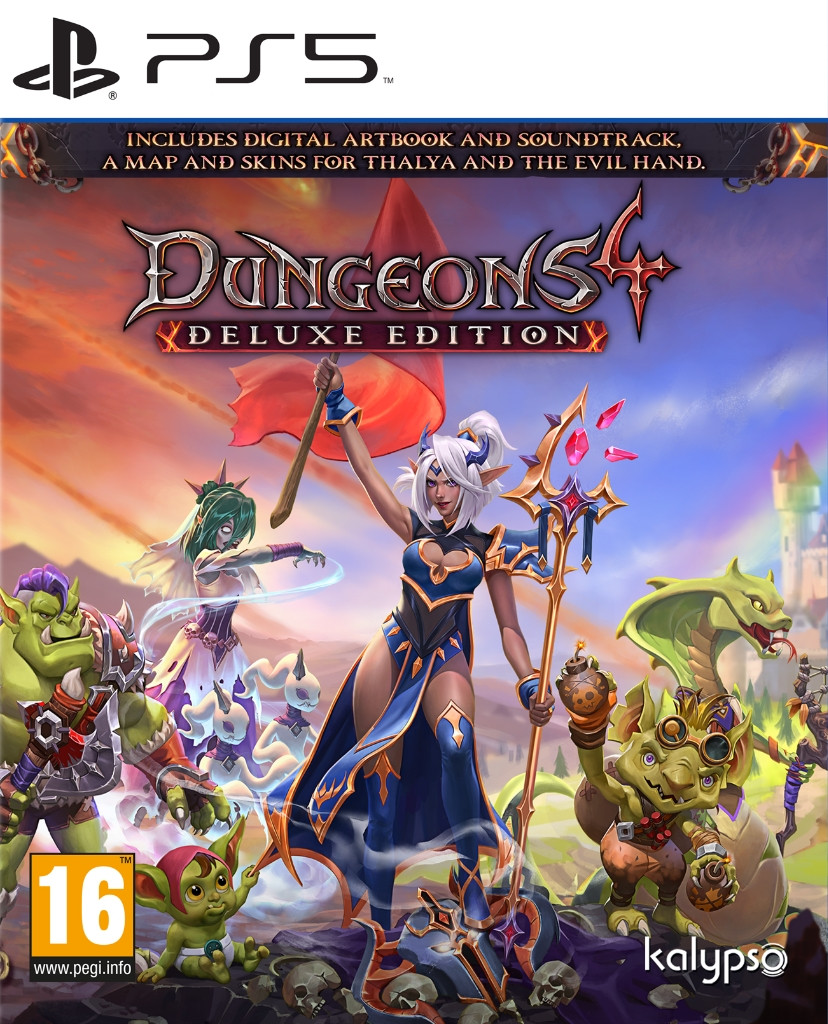 kalypso Dungeons 4 (Deluxe Edition) - Sony PlayStation 5 - Real Time Strategy - PEGI 16