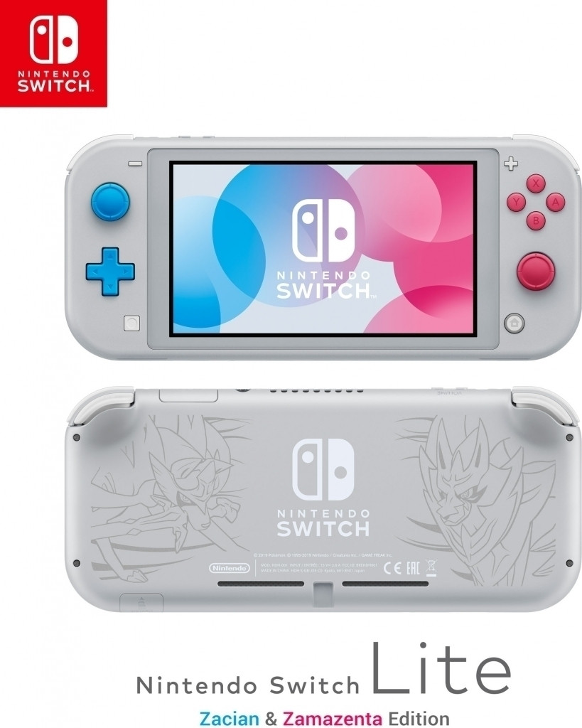 Nintendo Switch Lite Zacian & Zamazenta Limited Edition