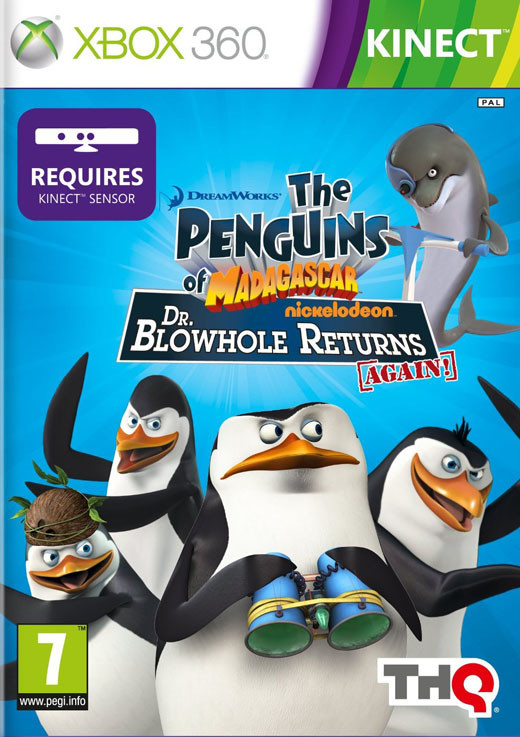 THQ De Pinguins van Madagascar Dr. Blowhole keert weer Terug (Kinect)