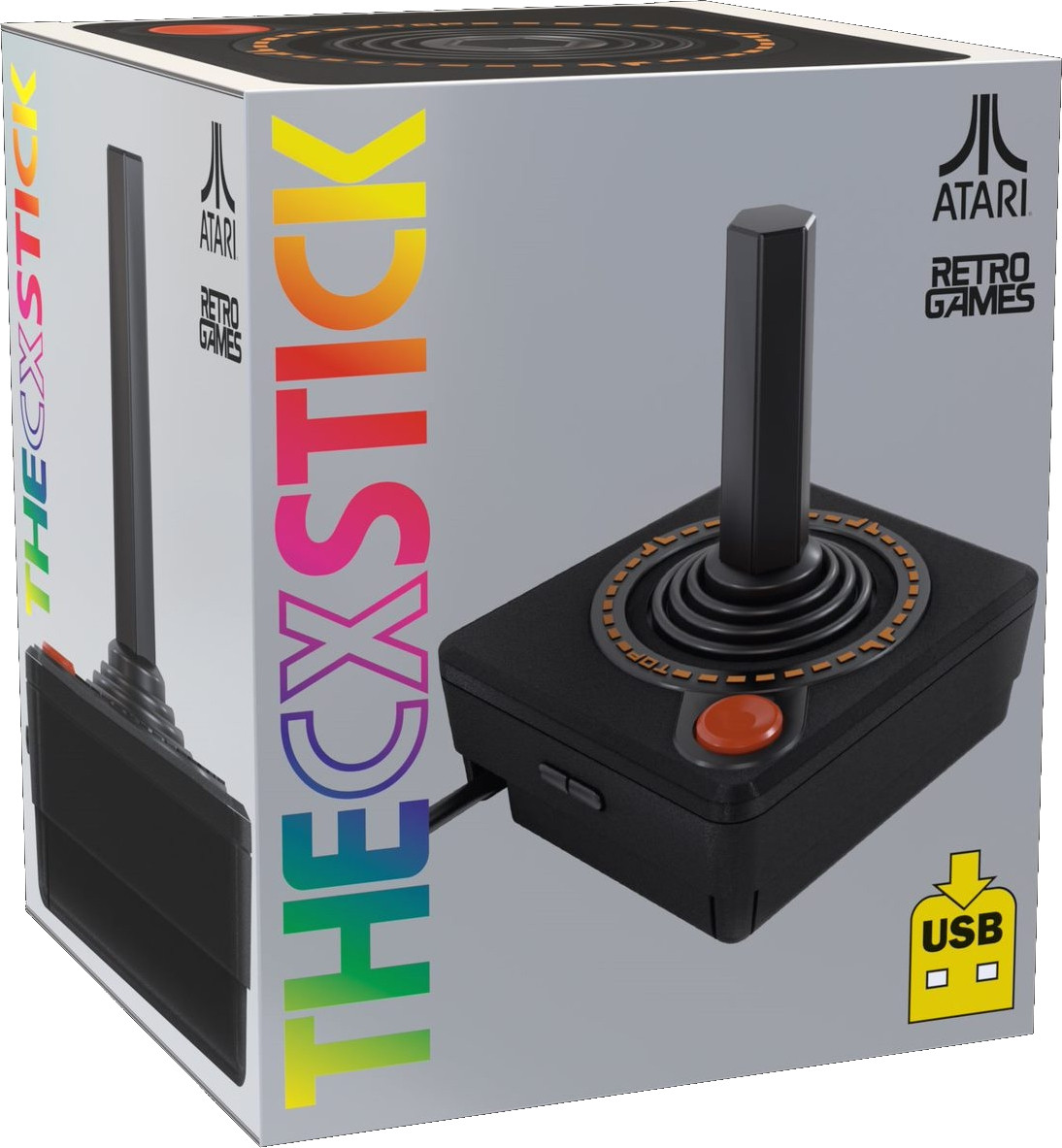 Retro Games THECXSTICK (Solus Atari USB Joystick - Black)