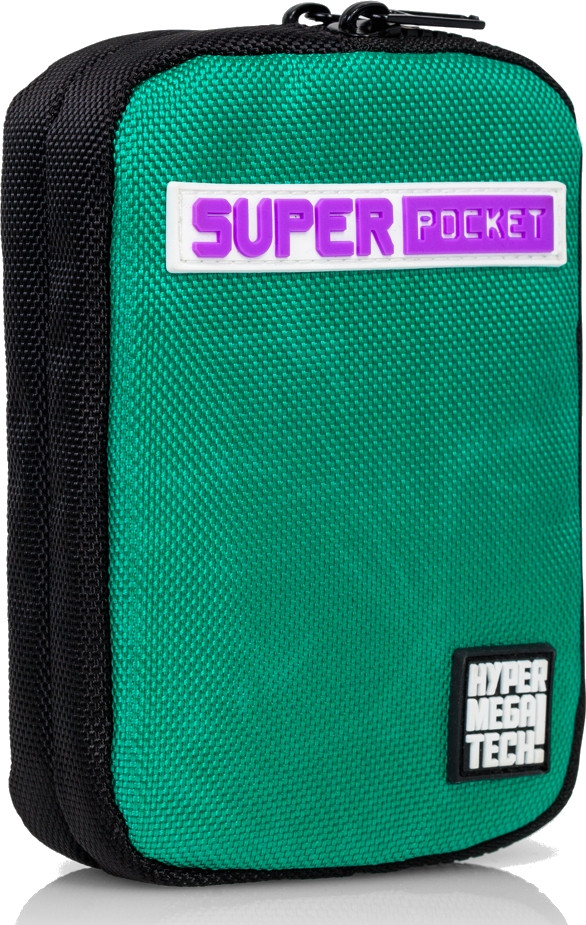 Hyper Mega Tech! Super Pocket Fabric Case - Green - Bag