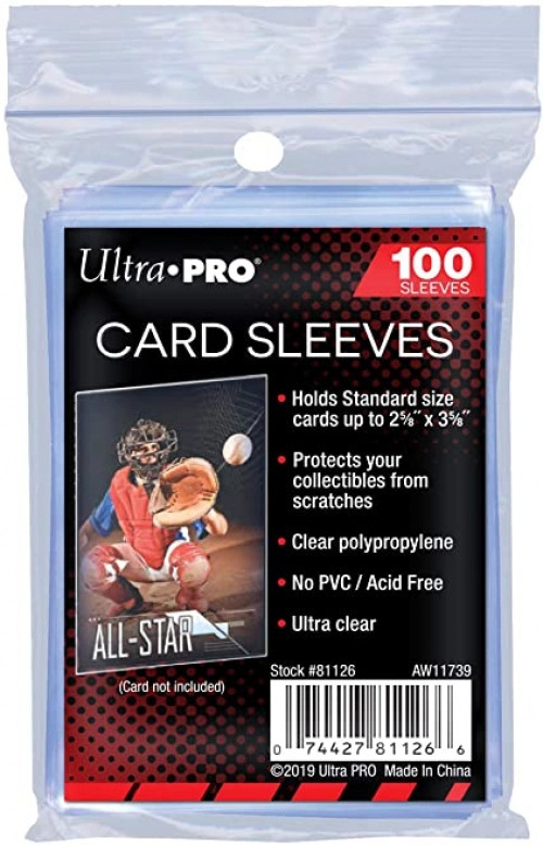Ultra Pro  Card Sleeves Transparant (100 stuks)