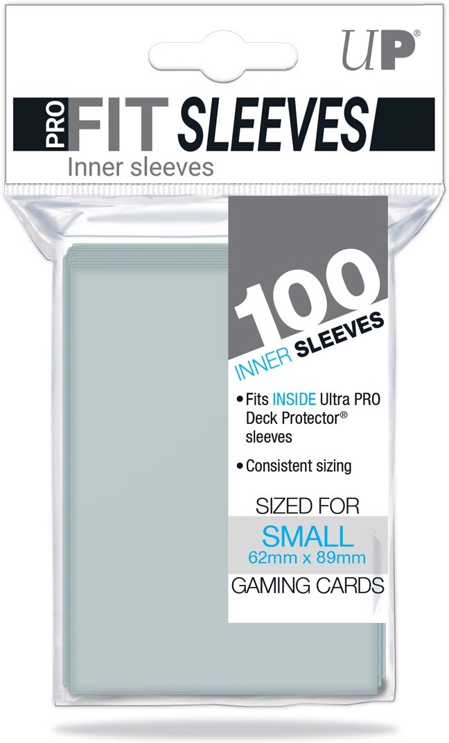 Ultra Pro  Pro Fit Inner Sleeves Transparant (100 stuks) (Small Cards)