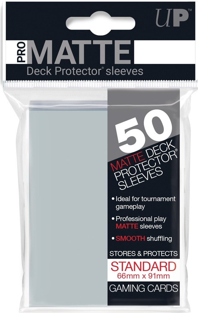 Ultra Pro  Deck Protector Sleeves Transparant (Matte) (50 stuks)
