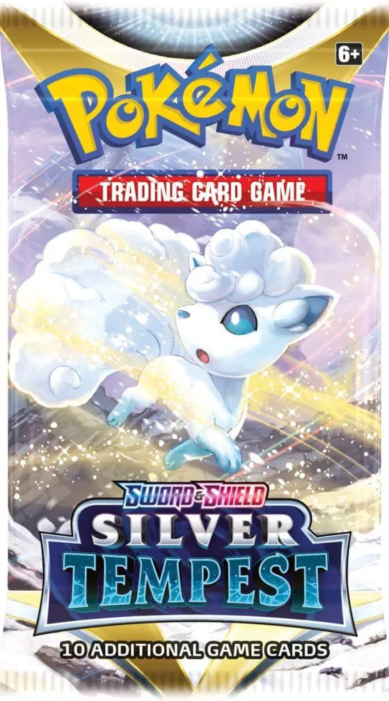 The Pokemon Company Pokemon TCG Sword & Shield Silver Tempest Booster Pack