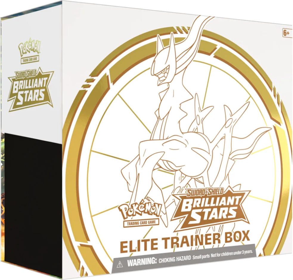 The Pokemon Company Pokemon TCG Sword & Shield Brilliant Stars Elite Trainer Box