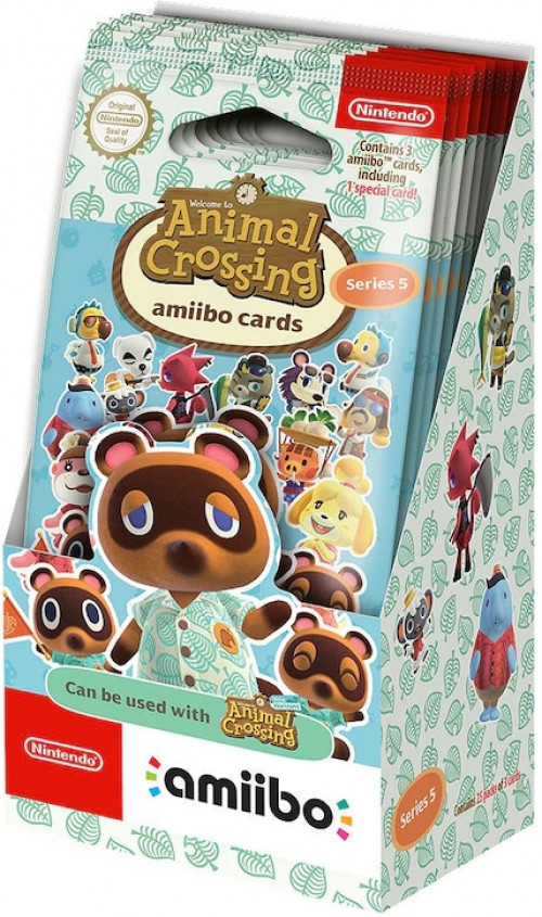 Nintendo Animal Crossing Amiibo Cards Serie 5 Sealed Box (25 Pakjes)