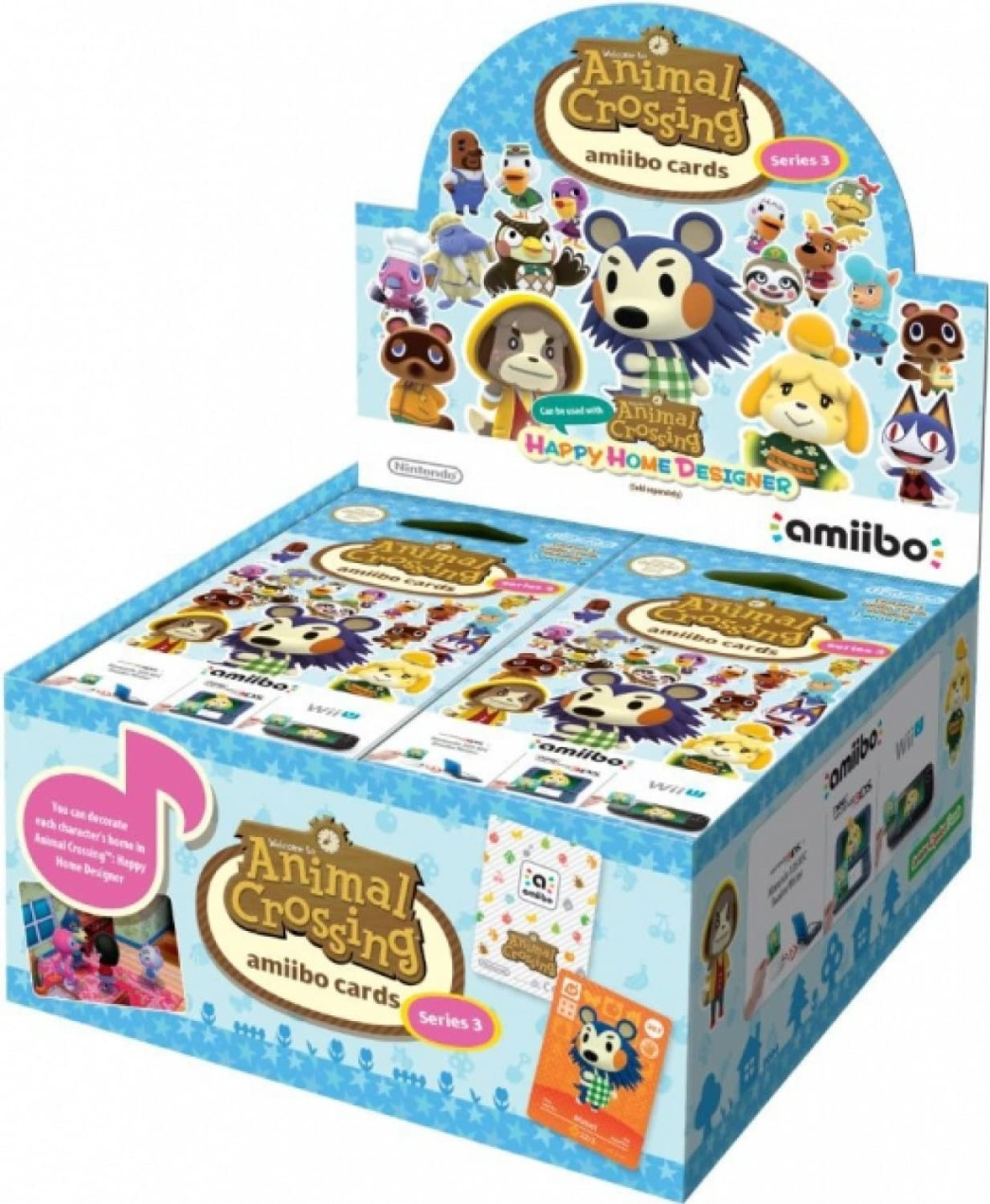 Nintendo Animal Crossing Amiibo Cards Serie 3 Sealed Box (42 Pakjes)