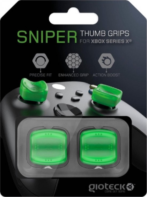 Gioteck Sniper Thumb Grips - Green