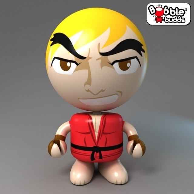 Bobble Budds Street Fighter : Ken